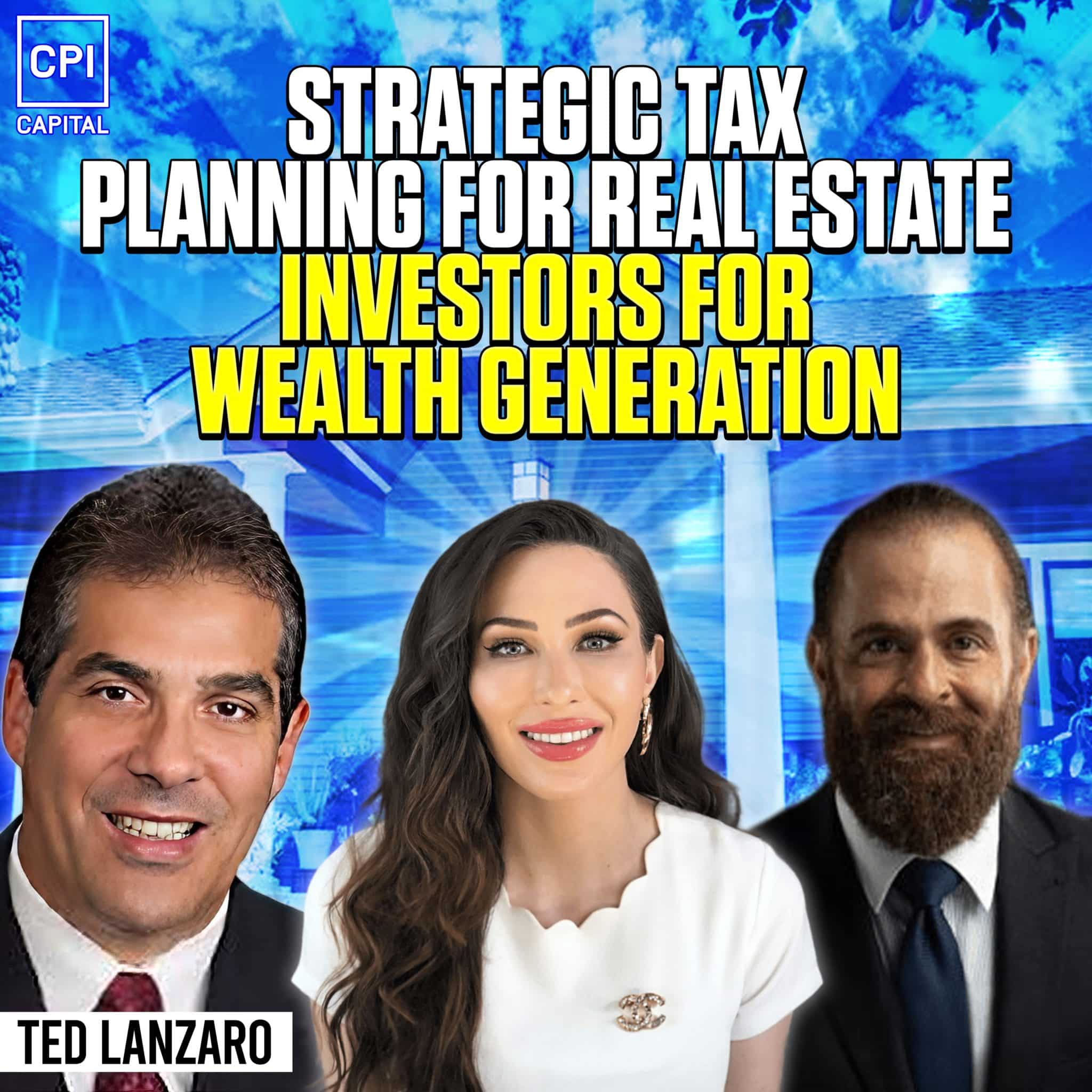 Strategic Tax Planning For Real Estate Investors For Wealth Generation – Ted Lanzaro